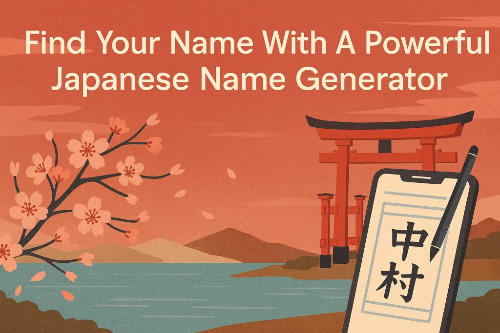 Japanese Name Generator