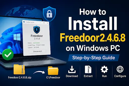How to Install Freedoor2.4.6.8 on Windows PC Step-by-Step Guide